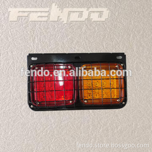 12/24V LED Lorry Truck Rear Combination Tail Light With Iron Grille